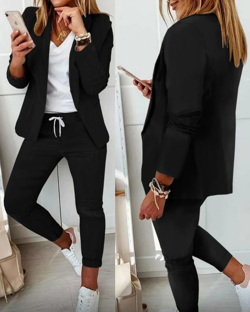 Ensemble Pantalon et Veste pour Femme Chic et Tendance