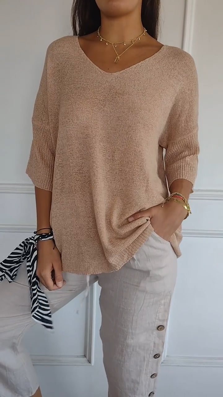 Pull Tricoté pour Femme Chic et Élégant