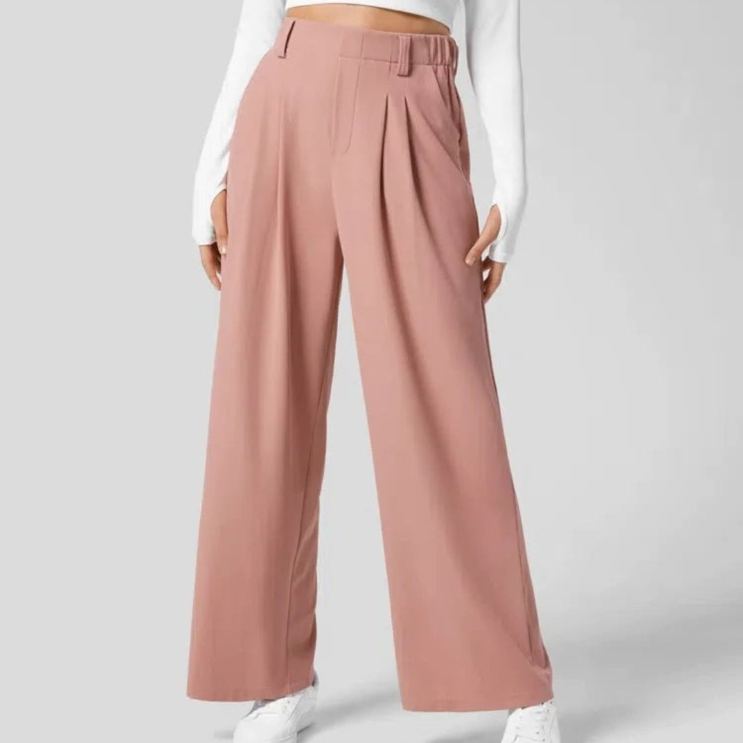 Pantalon Large Taille haute Chic et Confort