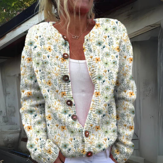 Cardigan Fleuri Douceur Printanière Pour Femme