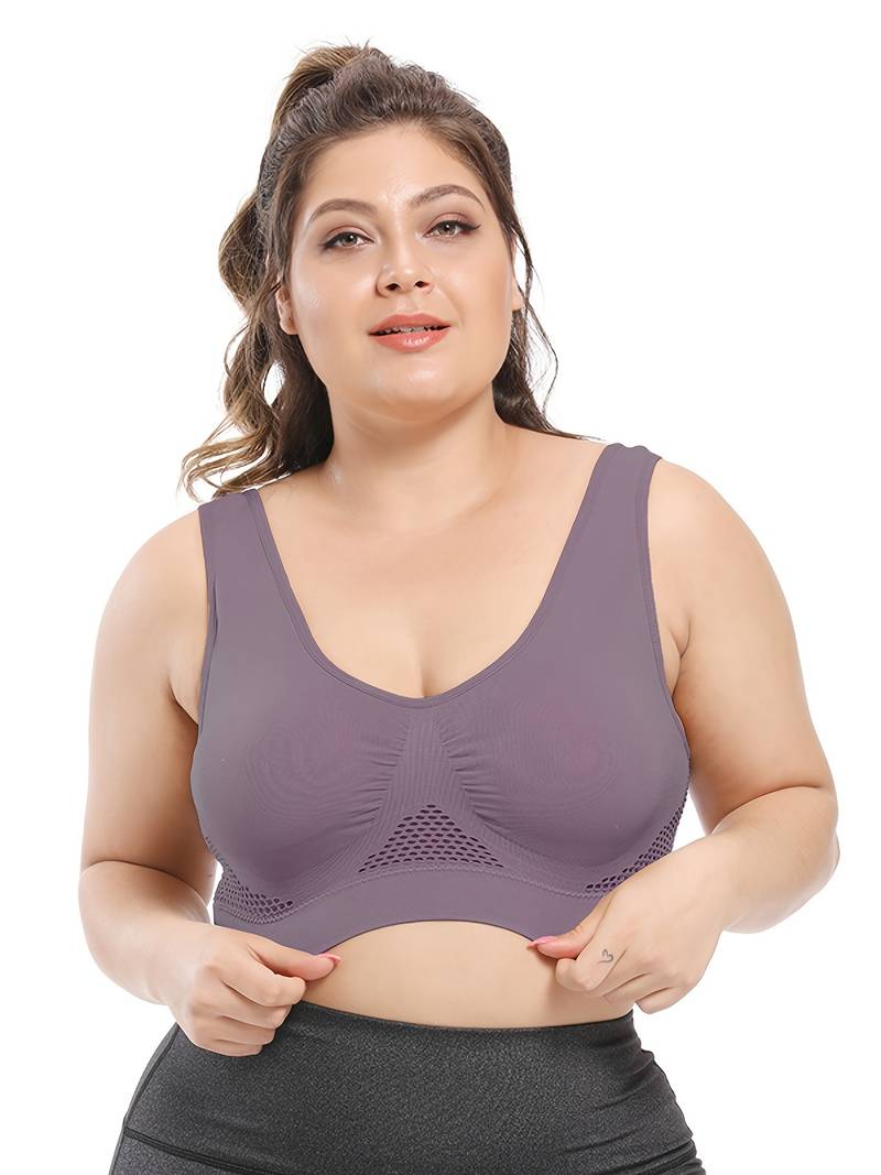 Brassière sport pour Femme Grande Taille Ultra Confortable (Lot de 2)